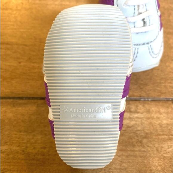 American Girl RETIRED Striped Sporty Sneaker doll not included - Picture 3 of 4